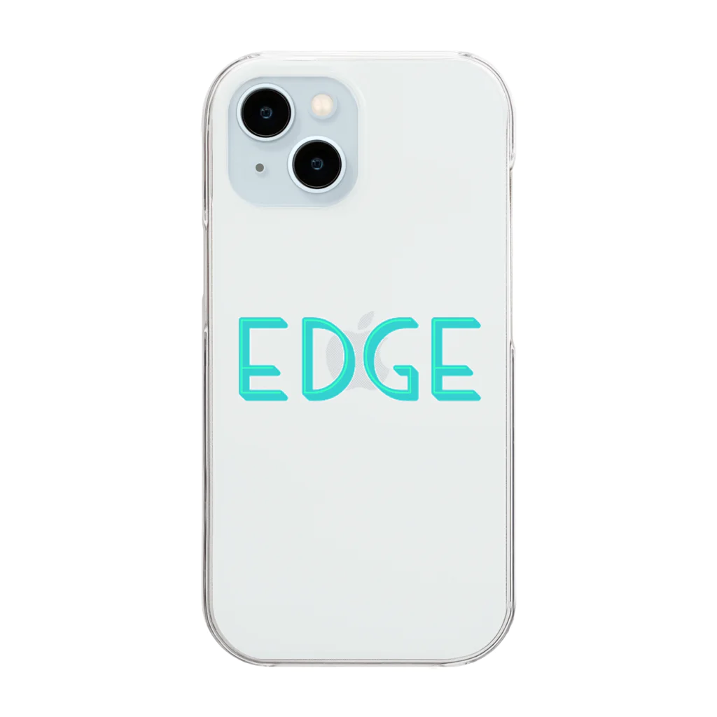 ピエロのEDGE クリアスマホケース