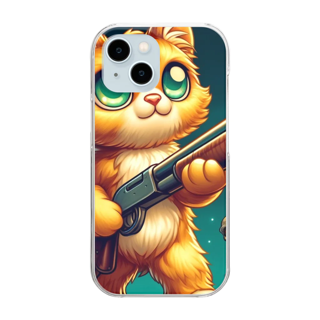 子猫カーニバルの子猫ハザード Clear Smartphone Case
