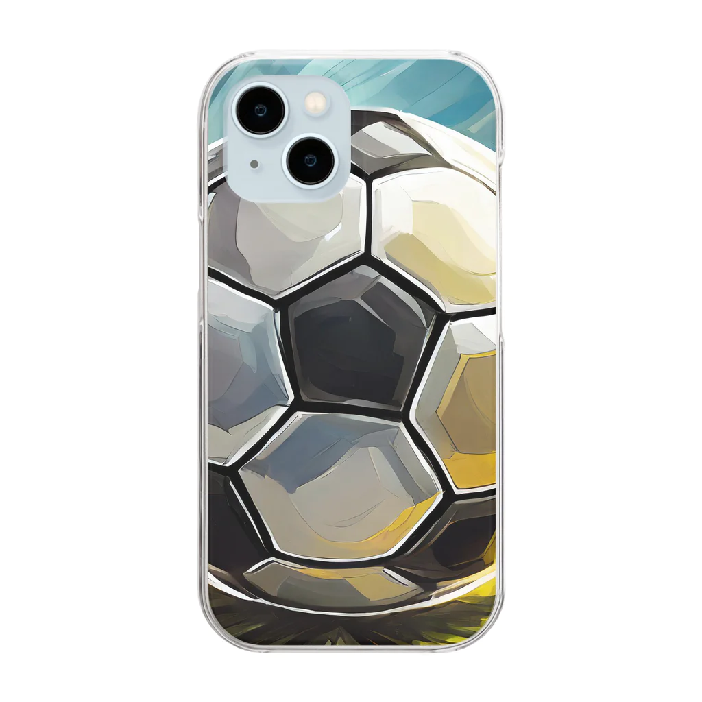 TENTENのサッカーボール Clear Smartphone Case