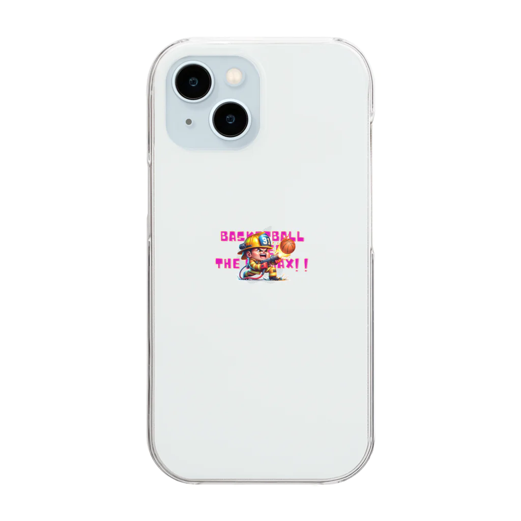 SwishStyle のバスケットレスキュー隊 Clear Smartphone Case