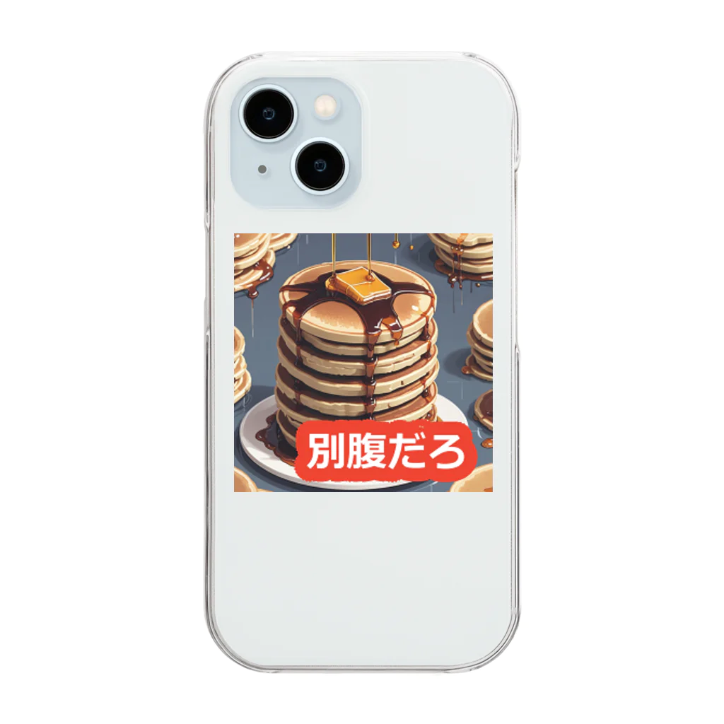 PatriQのホットケーキべすと Clear Smartphone Case