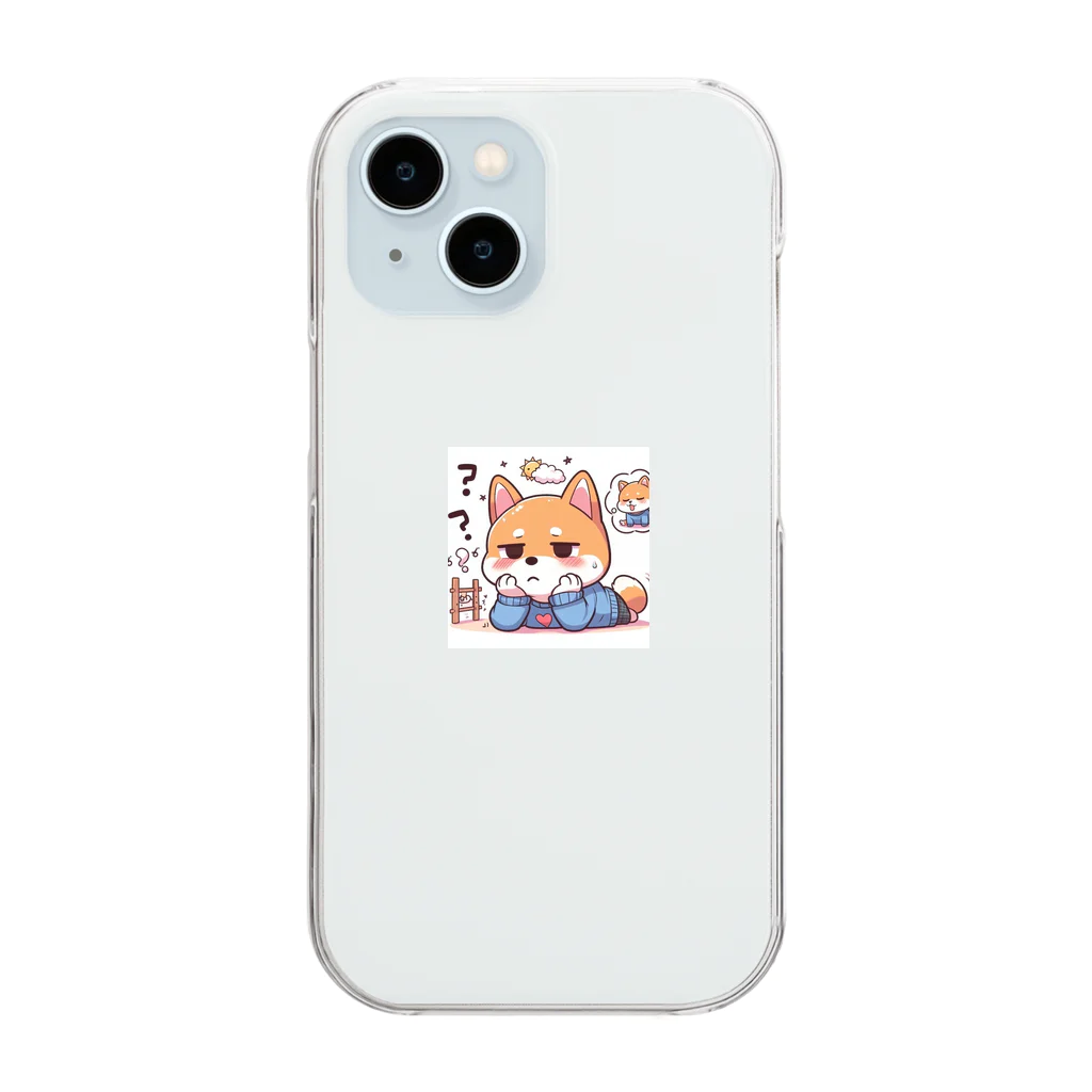 OMOROWの片思い犬 Clear Smartphone Case