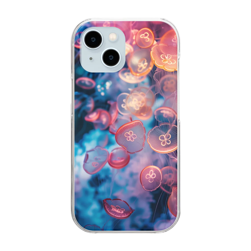 U1T2の海月祭　jelly festival Clear Smartphone Case