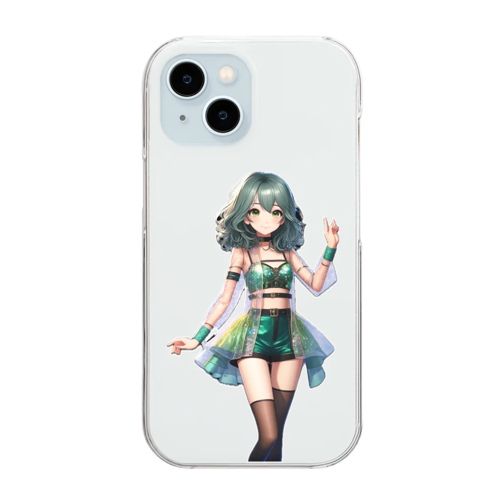 LEELOOショップ✨のアイドル💕ver.4 Clear Smartphone Case