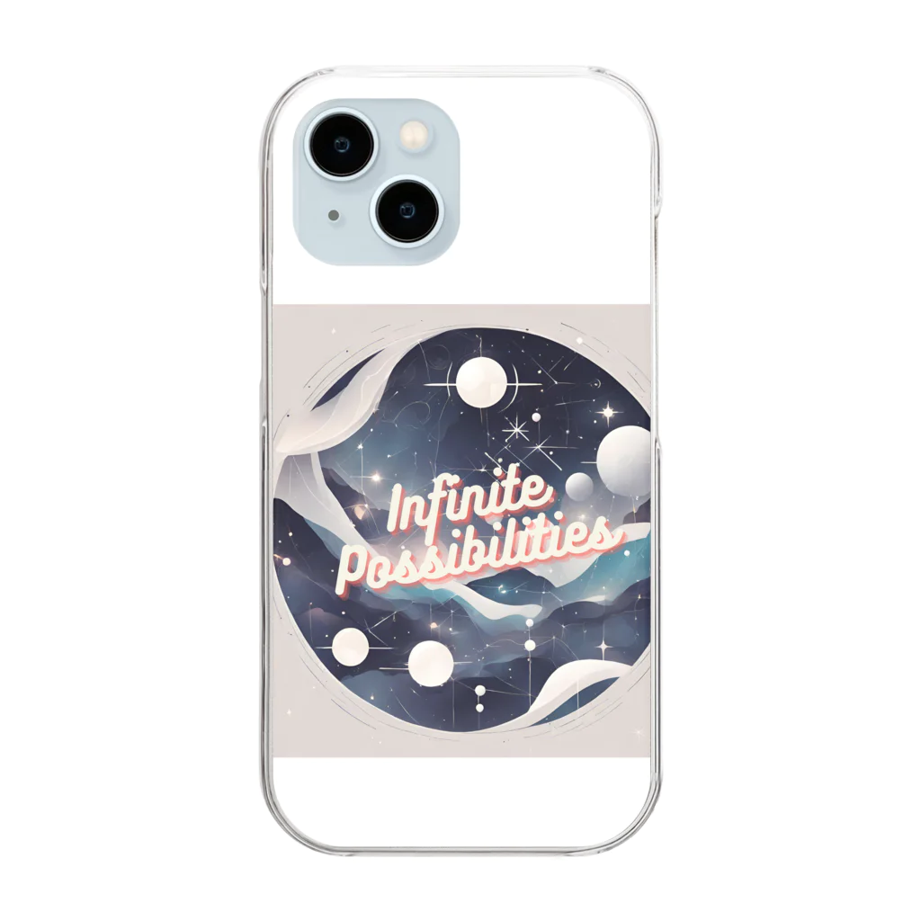 Toridoshisanの宇宙！Infinite Possibilities　無限の可能性 Clear Smartphone Case