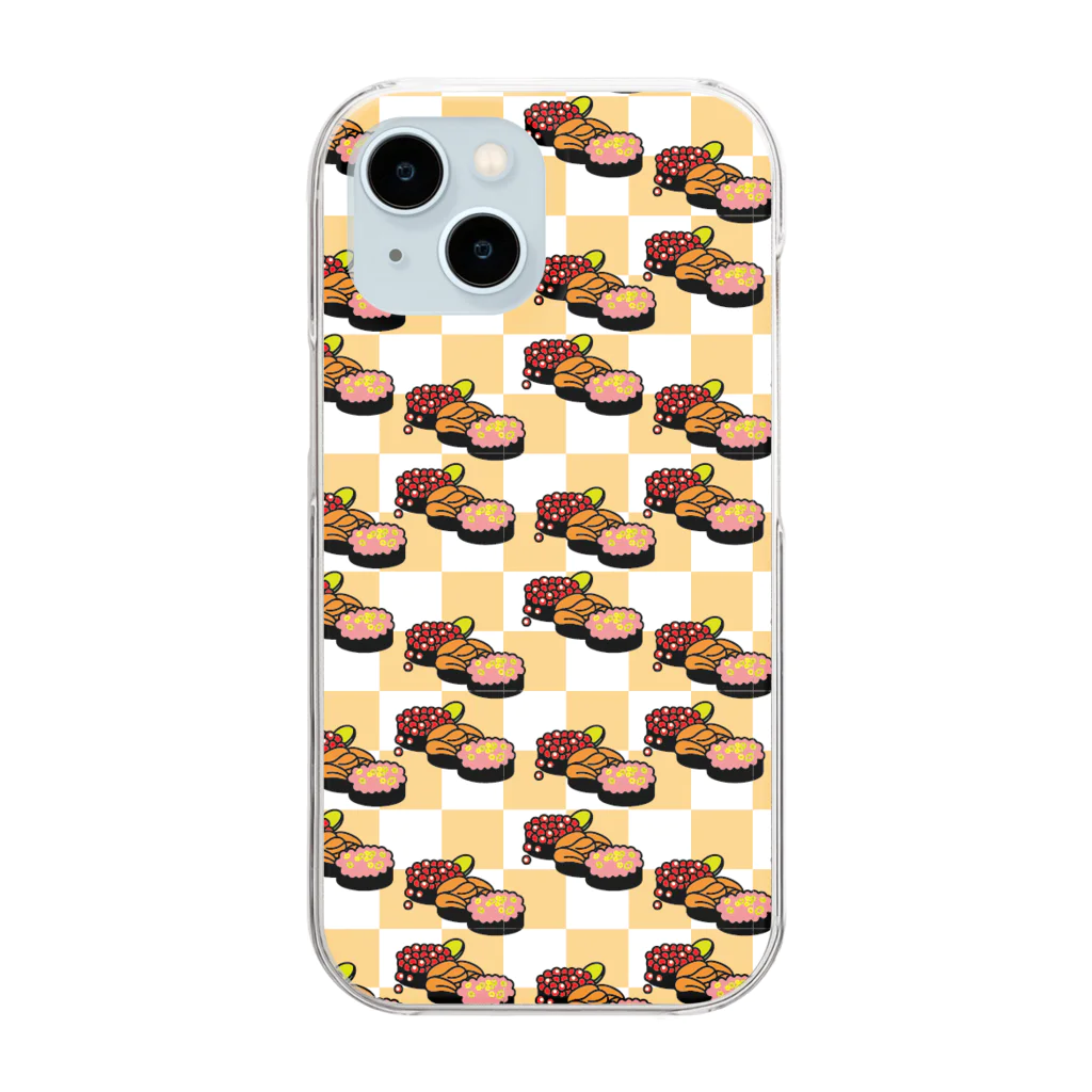 SUSHIBURECELEBRATIONのSUSHI Mk-Ⅱ Clear Smartphone Case