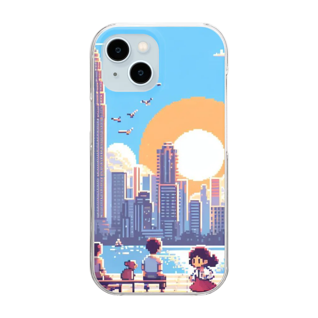 GIRLのpixelTown Clear Smartphone Case