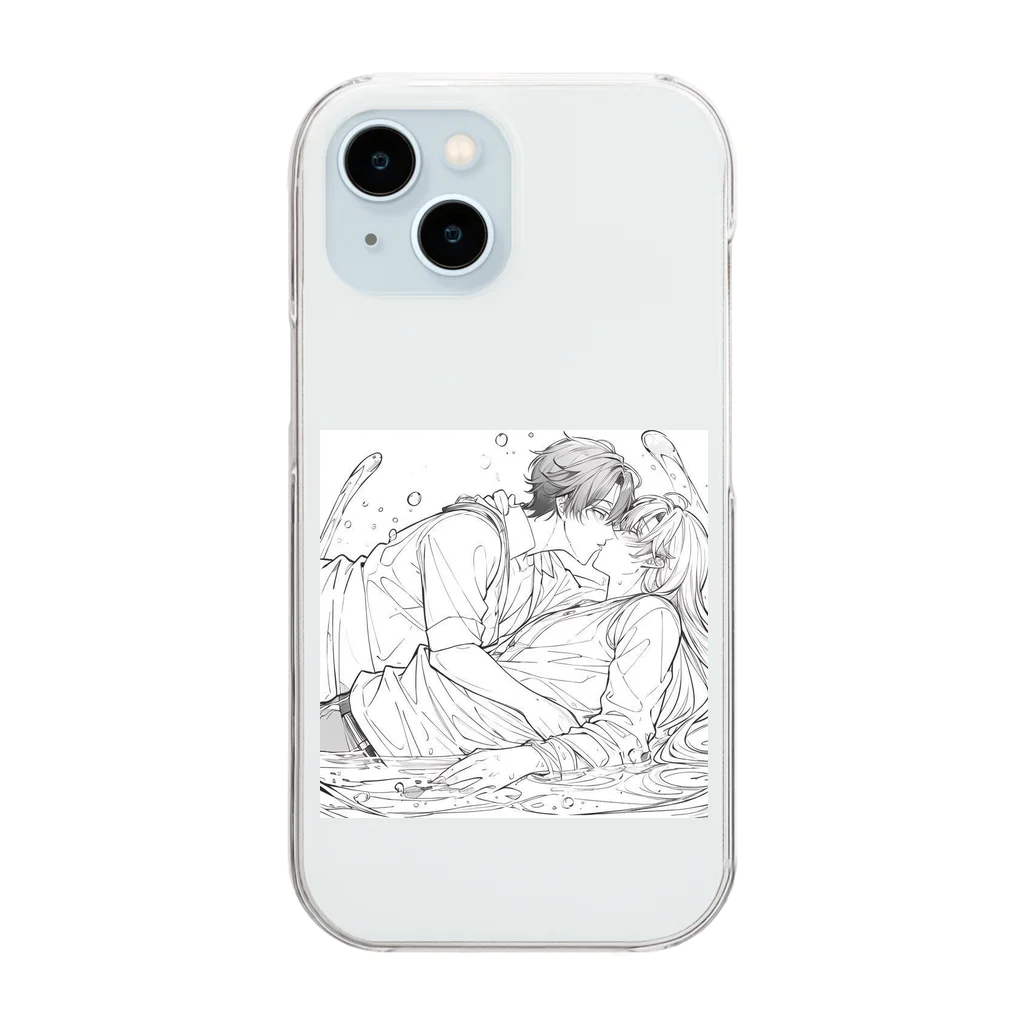 neko_28のBL Clear Smartphone Case