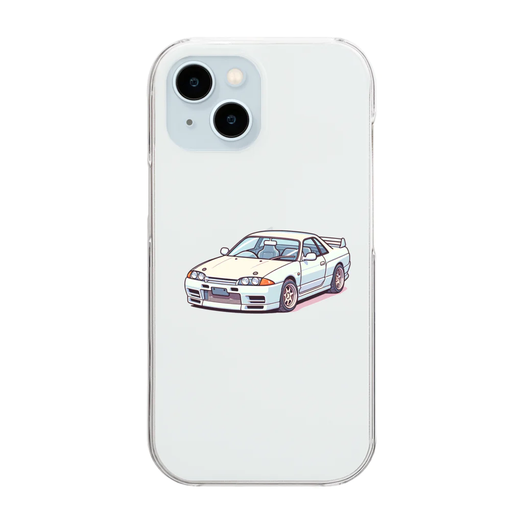 MiGARAGEのじーてぃーあーる Clear Smartphone Case