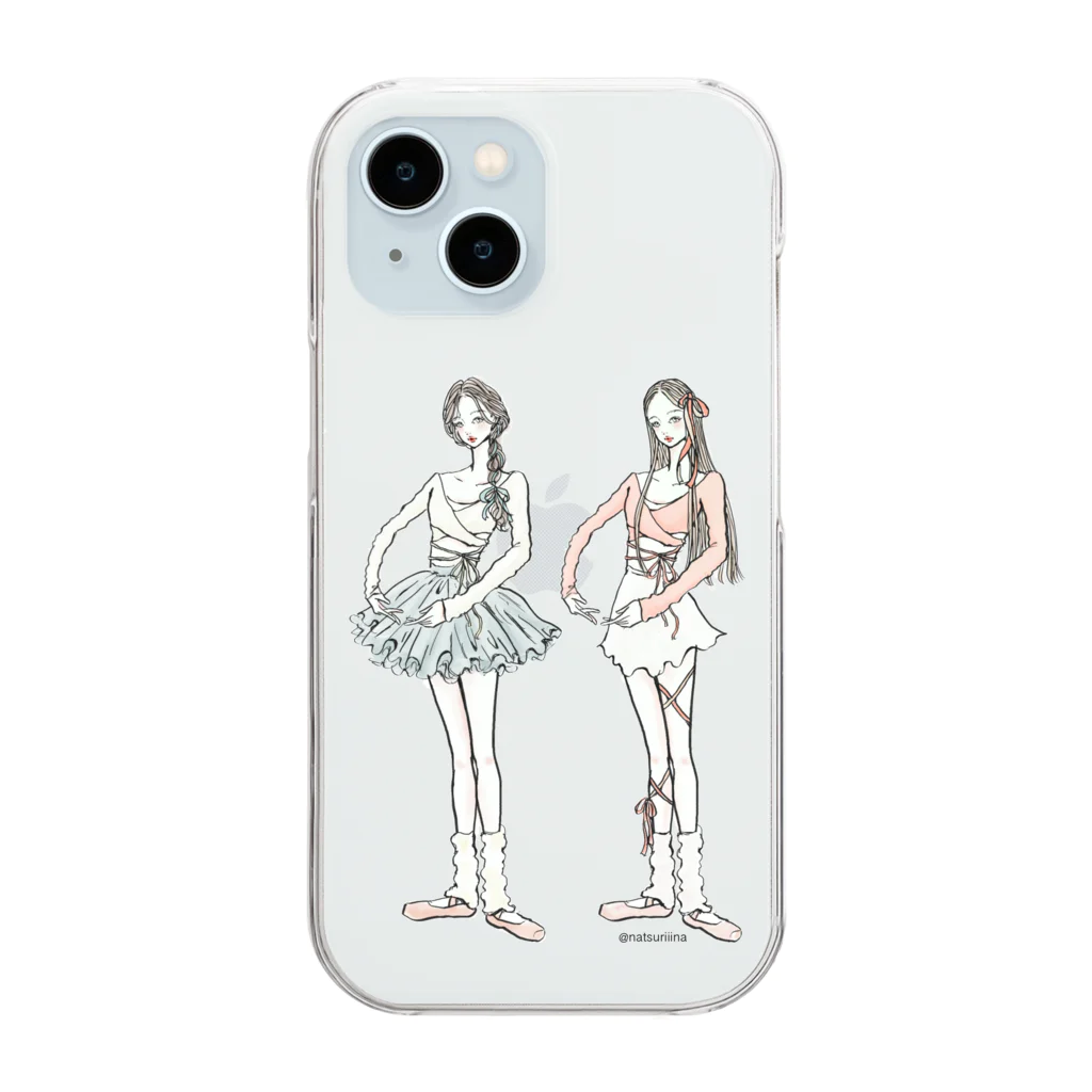 natsuriiina  (Instagram: @natsuriiiina___)のBalletcore？ Clear Smartphone Case