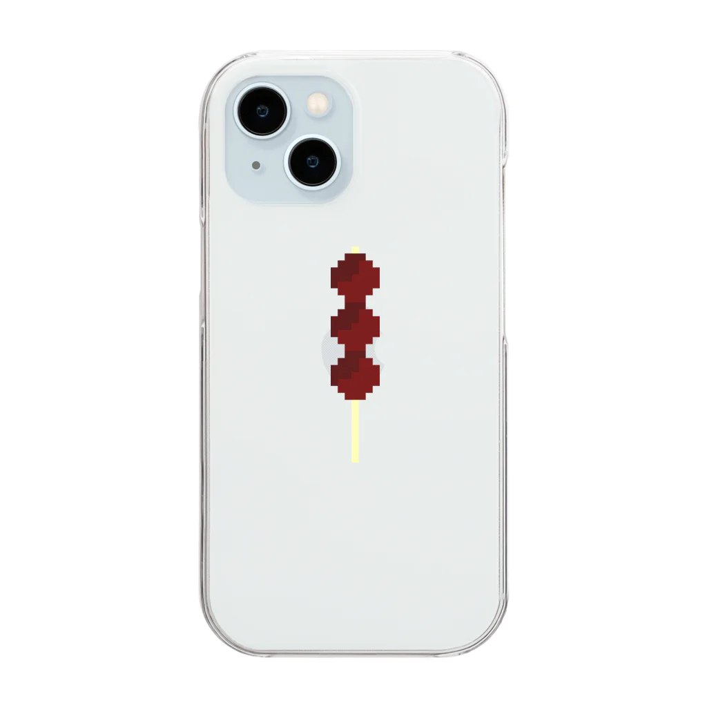 hiro_355の可愛いドット絵　団子 Clear Smartphone Case