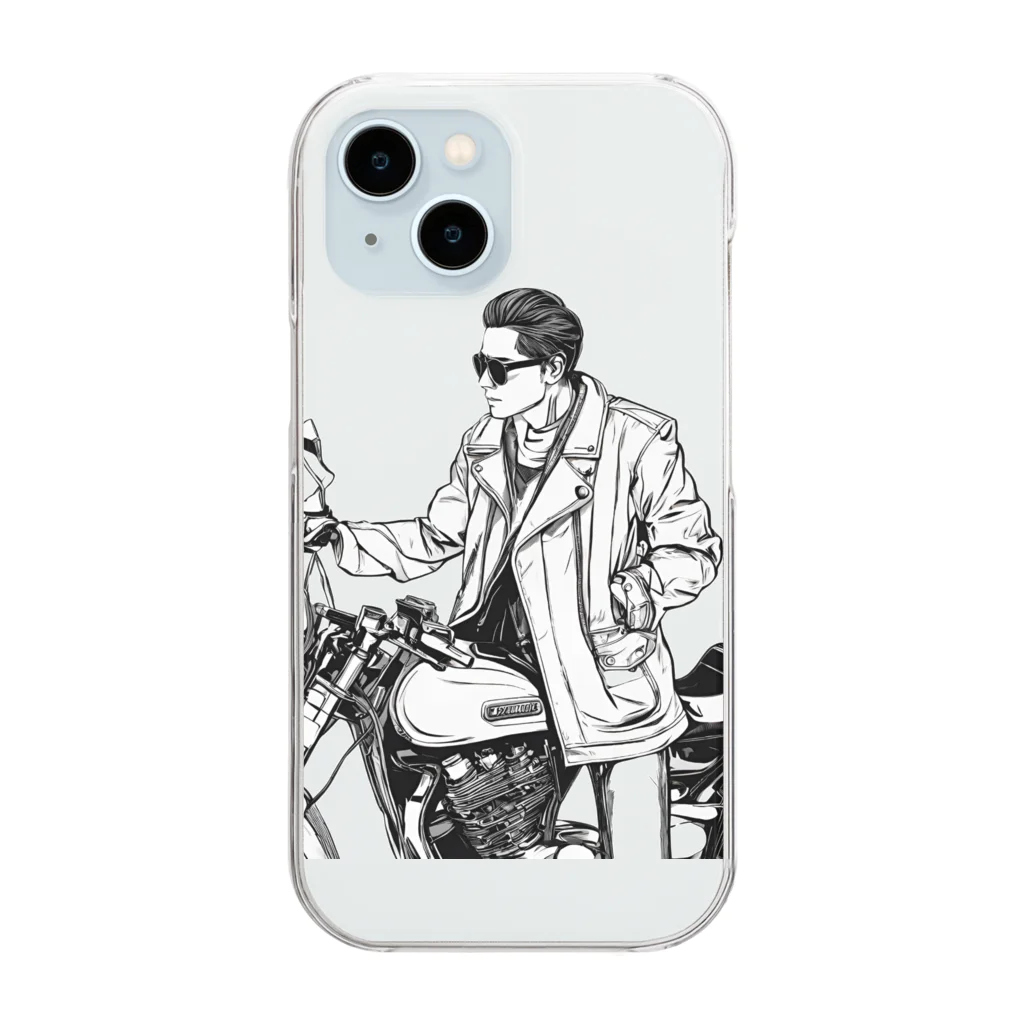 Minimal Museのライダーズ・エレガンス Clear Smartphone Case