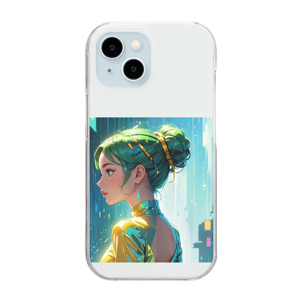 akipoyoの美麗💛 Clear Smartphone Case