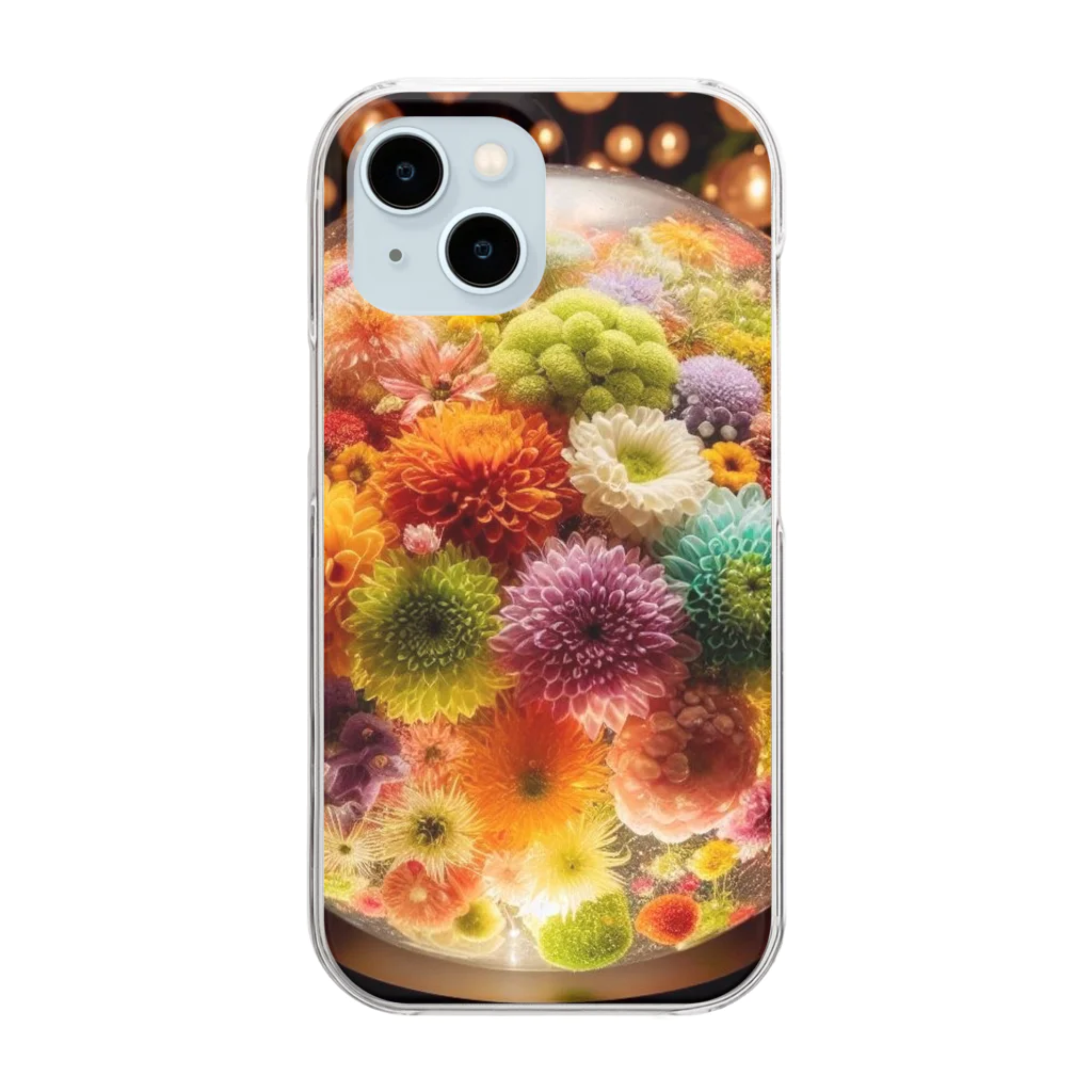 @GOLDの水中花 Clear Smartphone Case