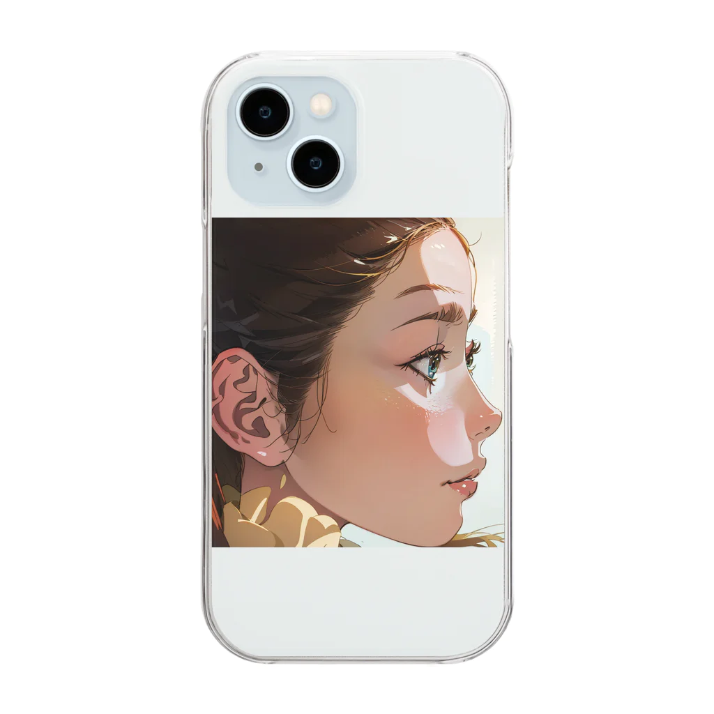 shiba9の美人 Clear Smartphone Case