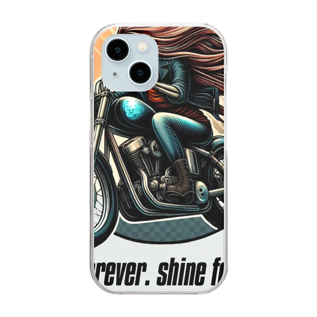 shime_savaのride forever. shine forever. be beautiful forever! Clear Smartphone Case