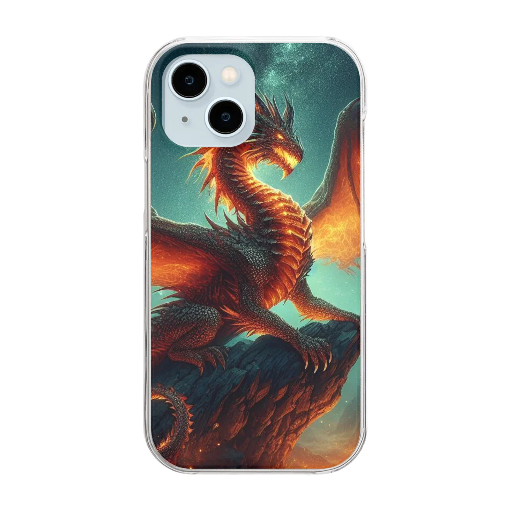 firedragonの炎龍 Clear Smartphone Case