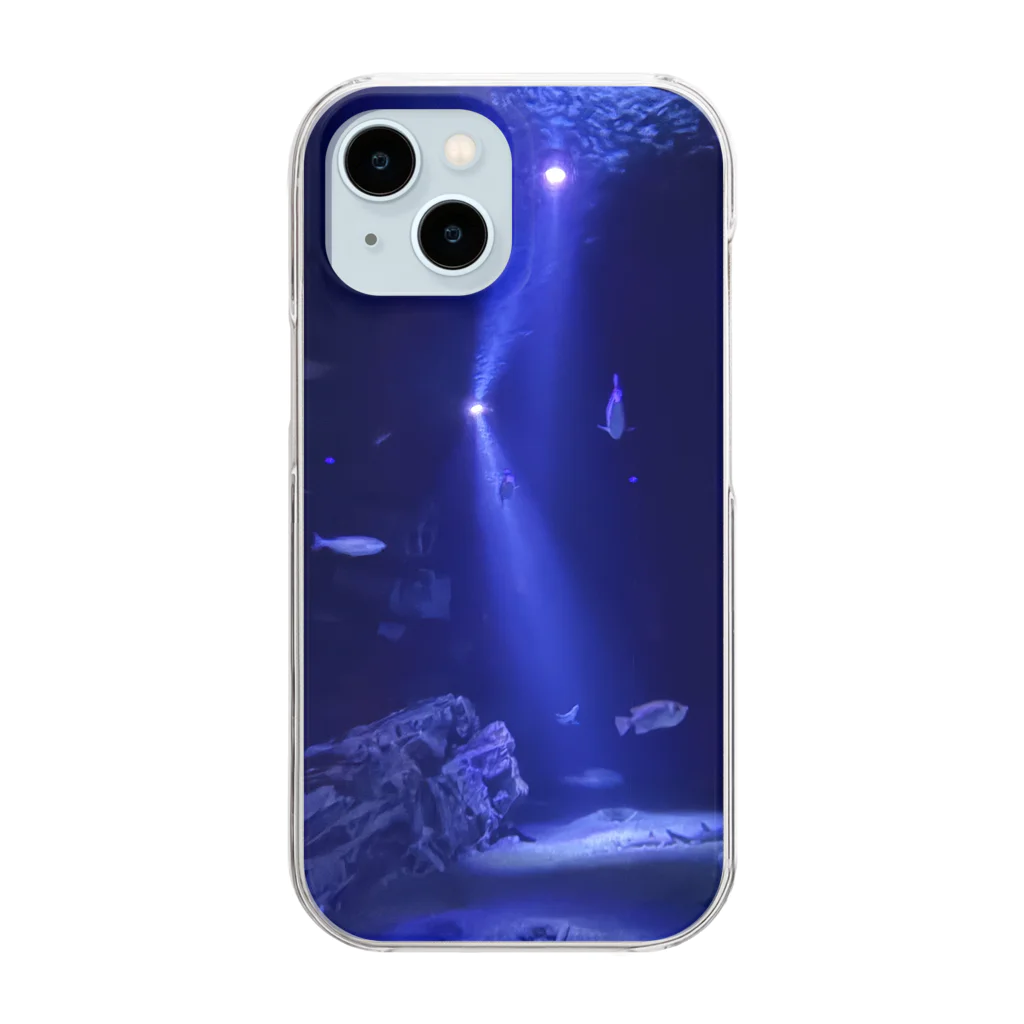 MiYAZoN0の夜の水族館 Clear Smartphone Case