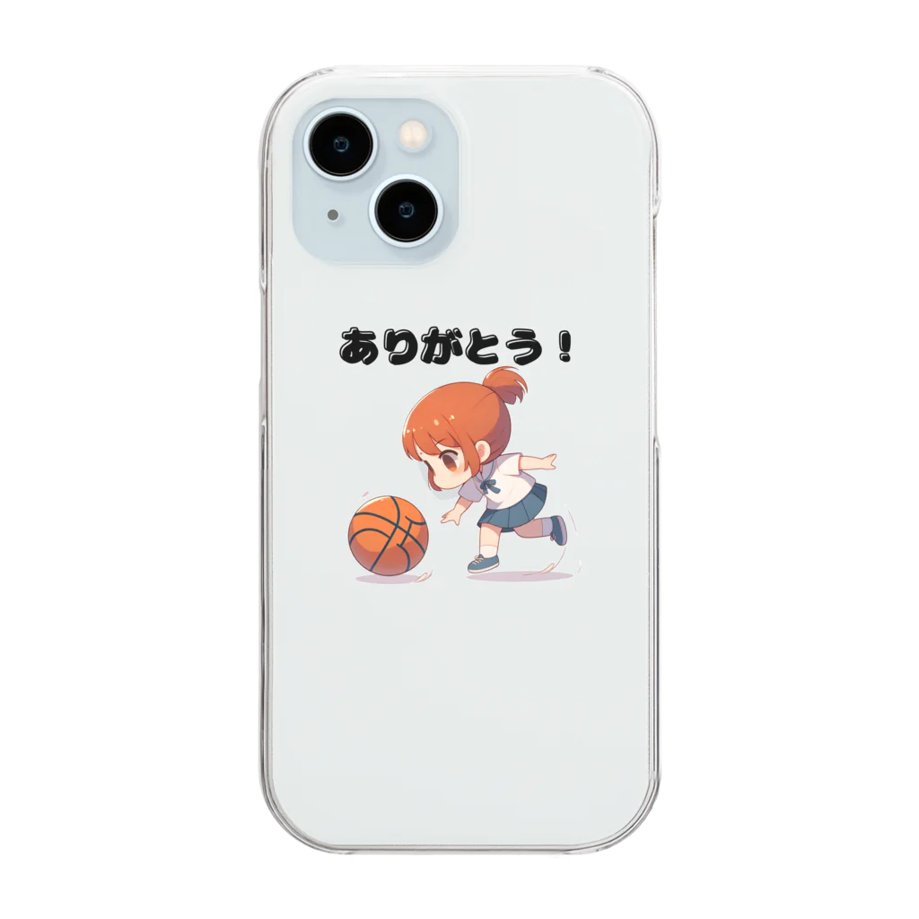 チェリモヤのガールズ バスケット 01 Clear Smartphone Case