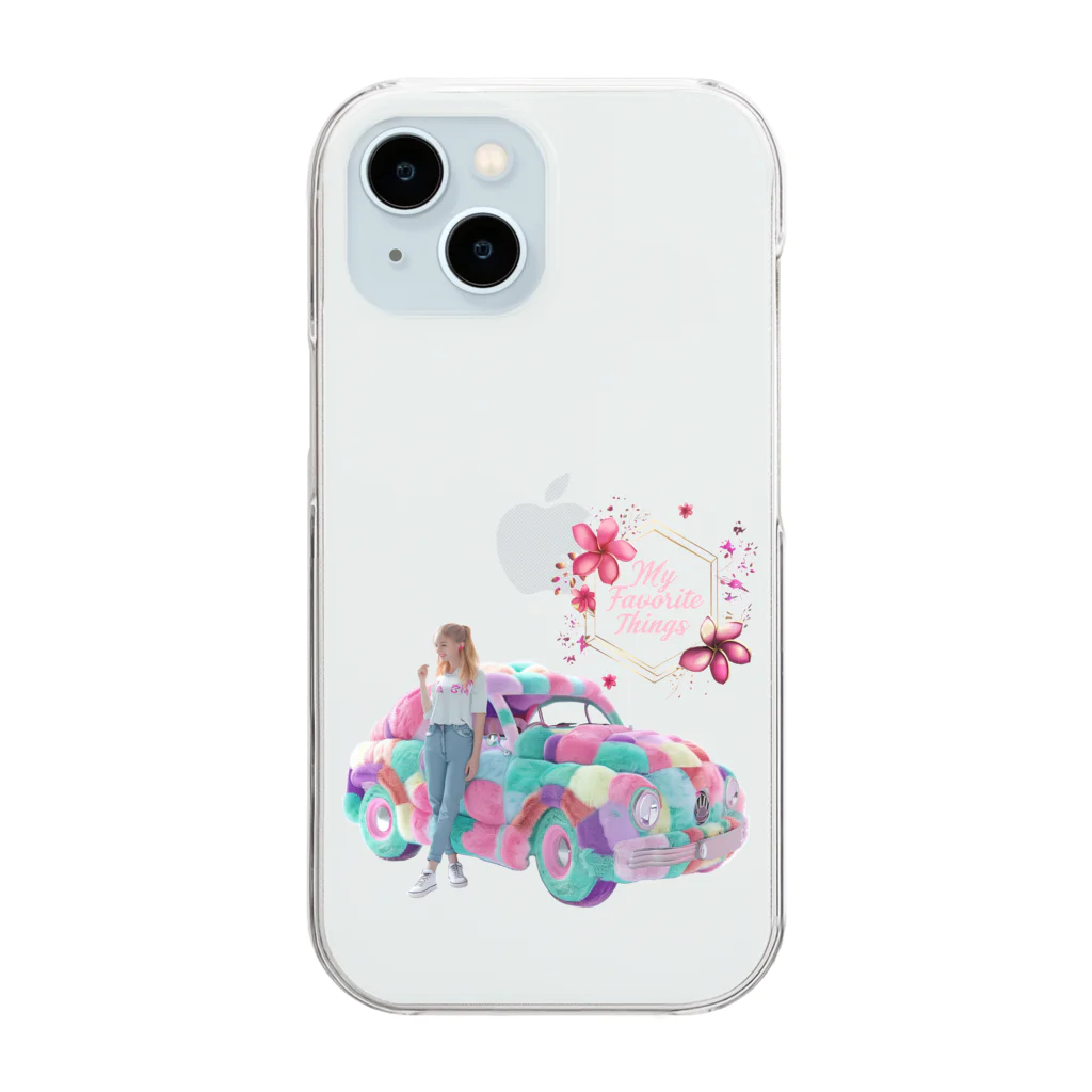 sa-ku-raのMy Favorite Things２ Clear Smartphone Case