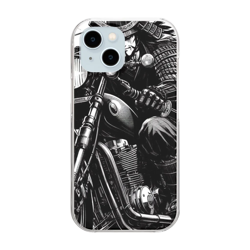 namidamakiのライダー侍 Clear Smartphone Case