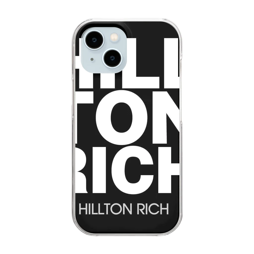 HILLTONRICHのHIRRTON RICH 公式アイテム クリアスマホケース