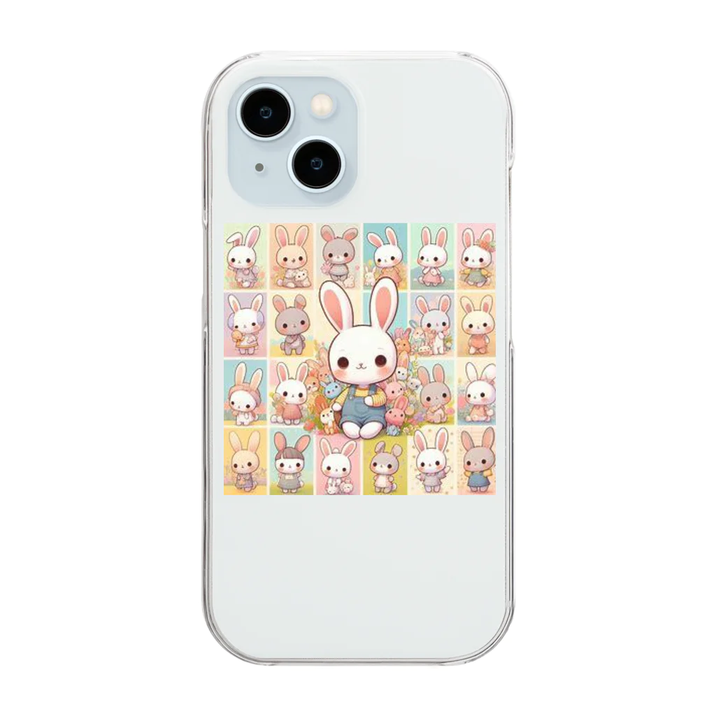 Itgetsbetterのかわいいウサギちゃん Clear Smartphone Case