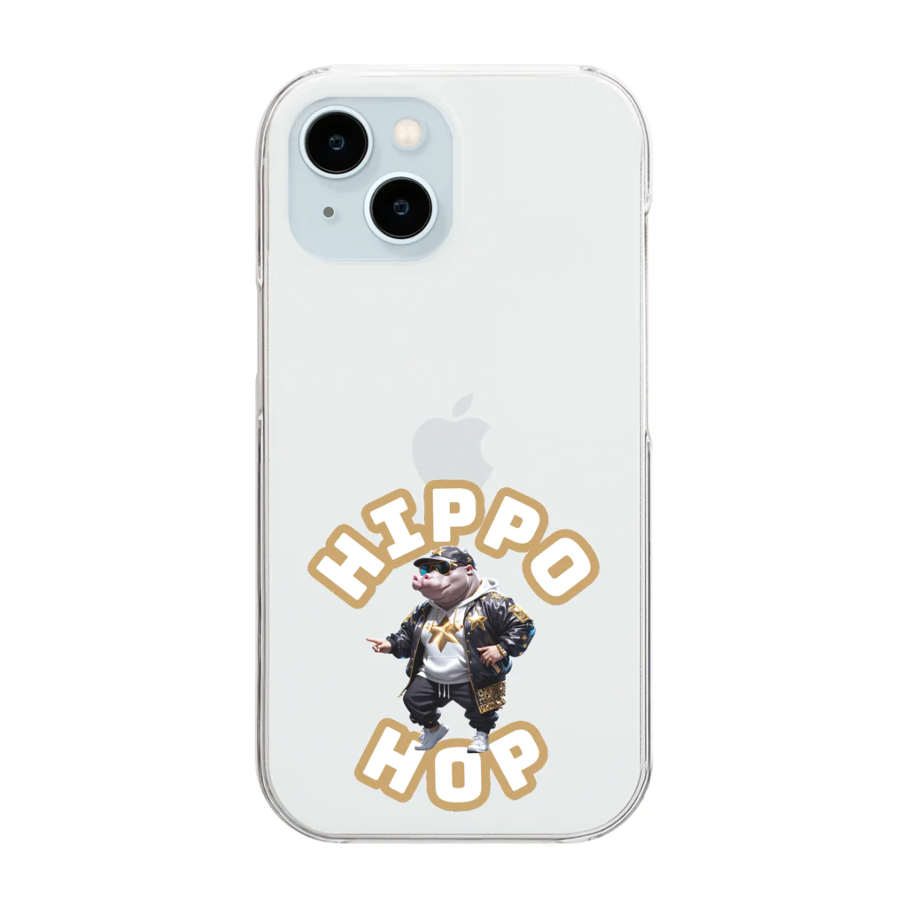 ZKBクエストSHOPのHIPPO HOP② Clear Smartphone Case