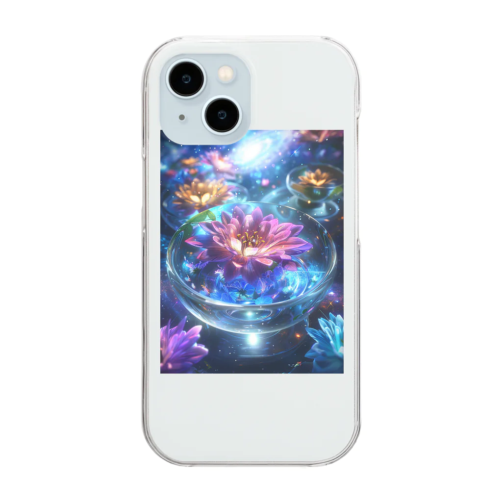 幻想ラボの「星詠みの蓮」グッズ Clear Smartphone Case