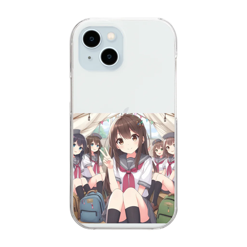 SWQAのjkキャンプ Clear Smartphone Case