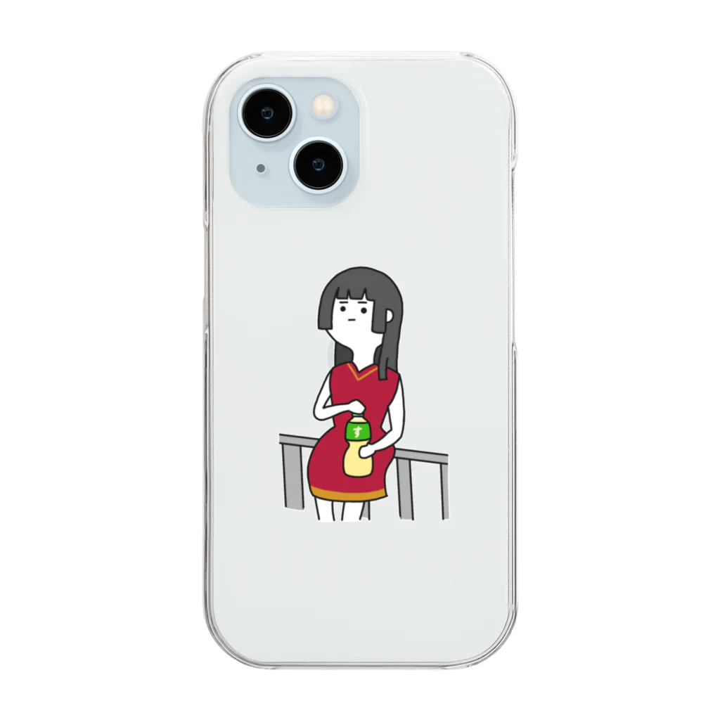 _miyaの酢の女子 Clear Smartphone Case