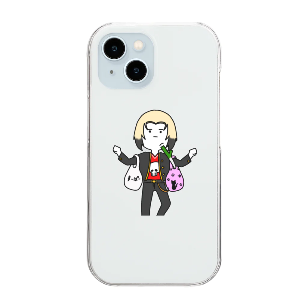 _miyaのおつかい系男子 Clear Smartphone Case