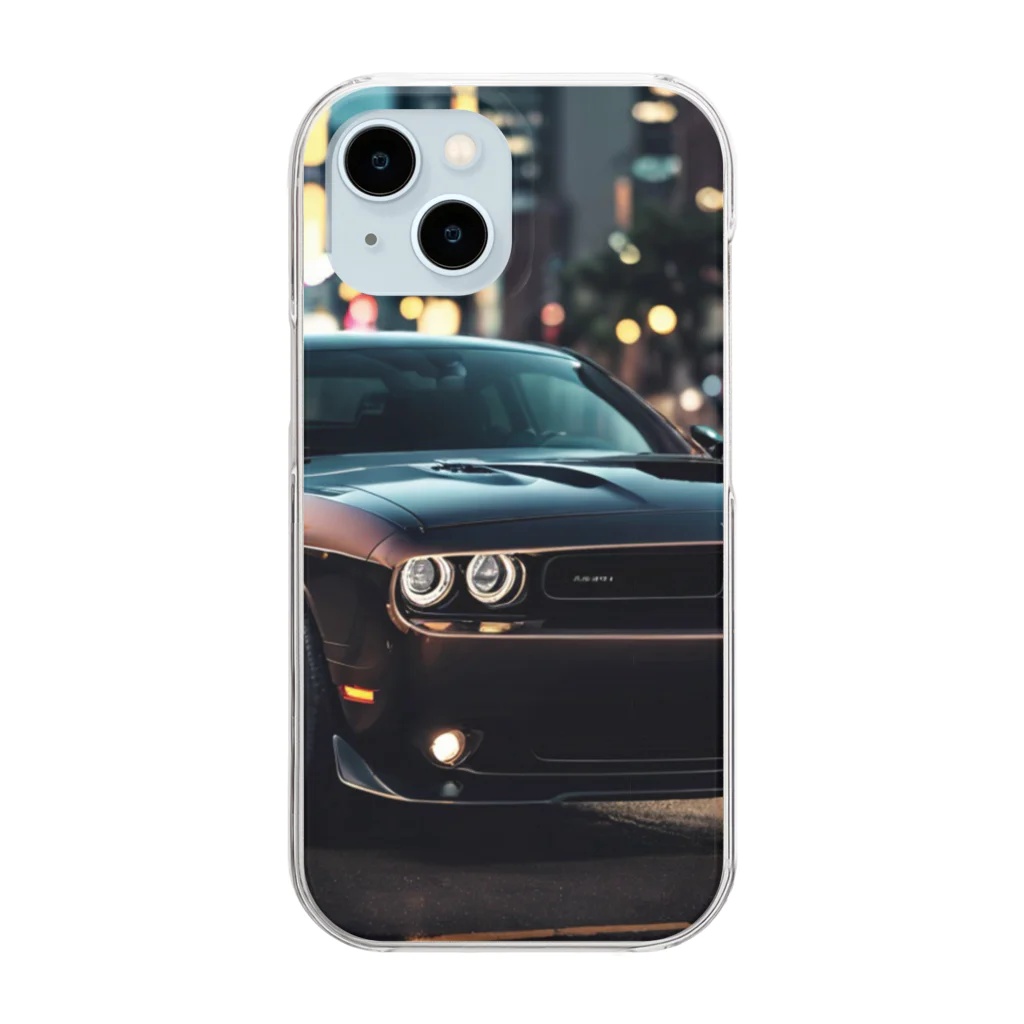 isityanのダッジチャレンジャー　車好き Clear Smartphone Case