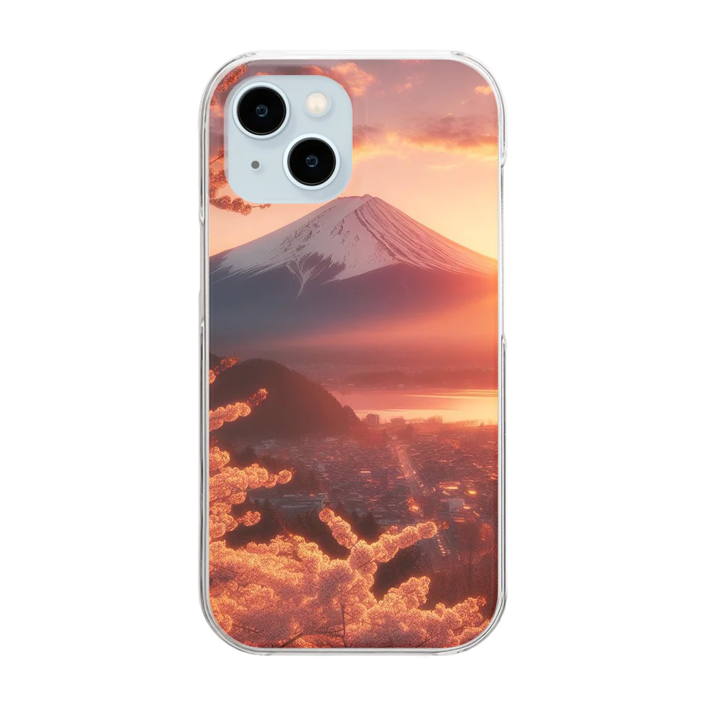 ホリデーshopのフジ Clear Smartphone Case