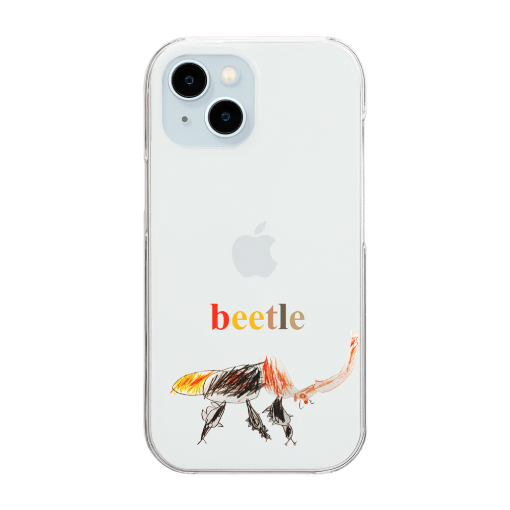 eri_sakuのbeetle Clear Smartphone Case