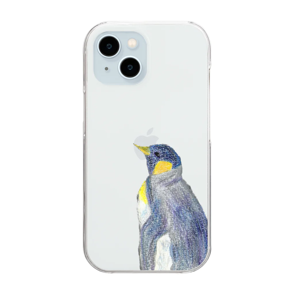 つぎの皇帝ペンギン　ひとり Clear Smartphone Case