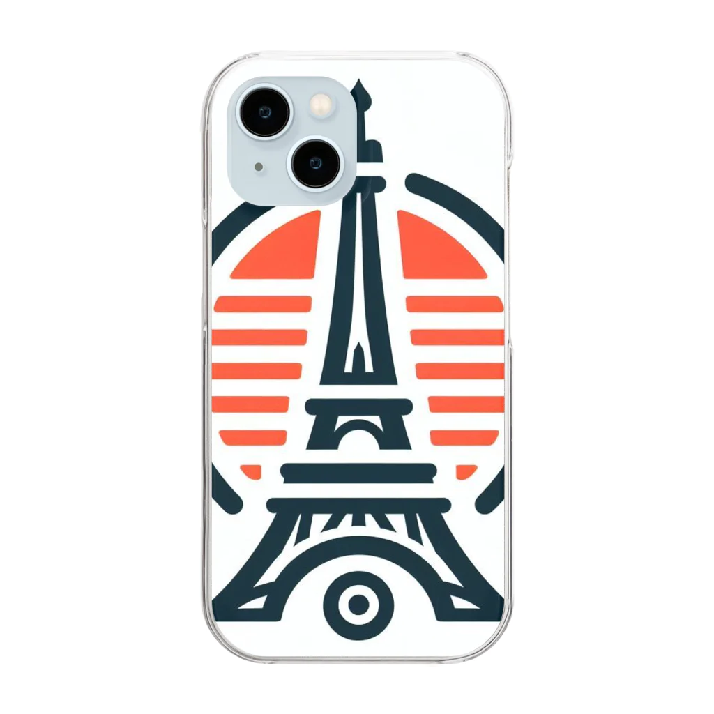 aoharu2005のPARIS2024 Clear Smartphone Case