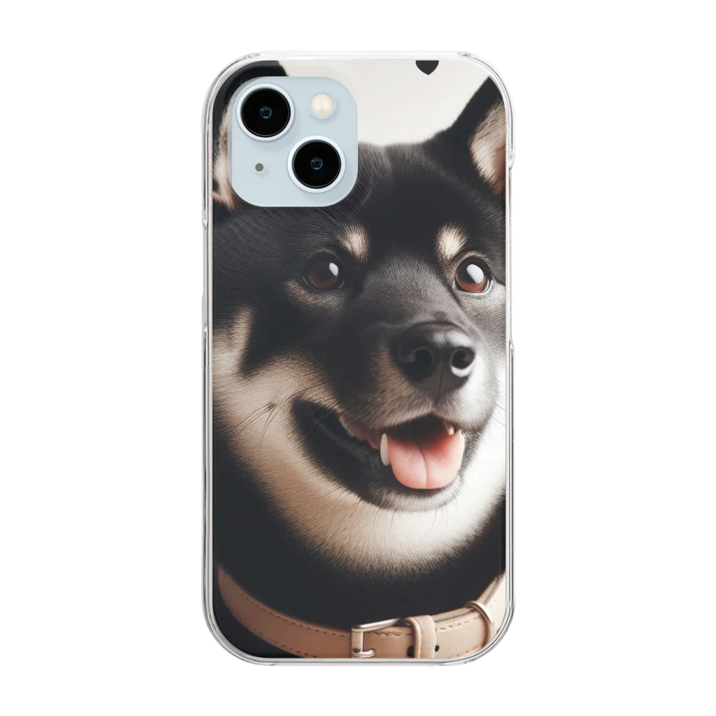 ANTARESの柴犬とありがとう Clear Smartphone Case