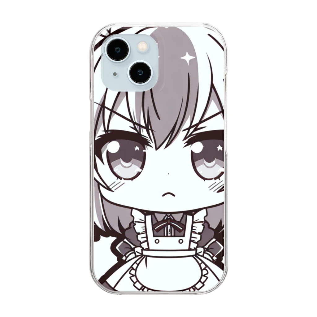 のかのかわいいメイドさん Clear Smartphone Case