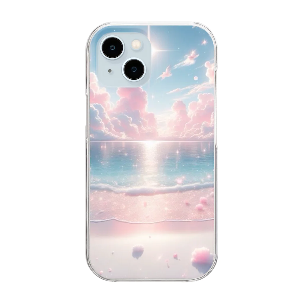 LUNA♡Malfeの癒しの海シリーズ Clear Smartphone Case