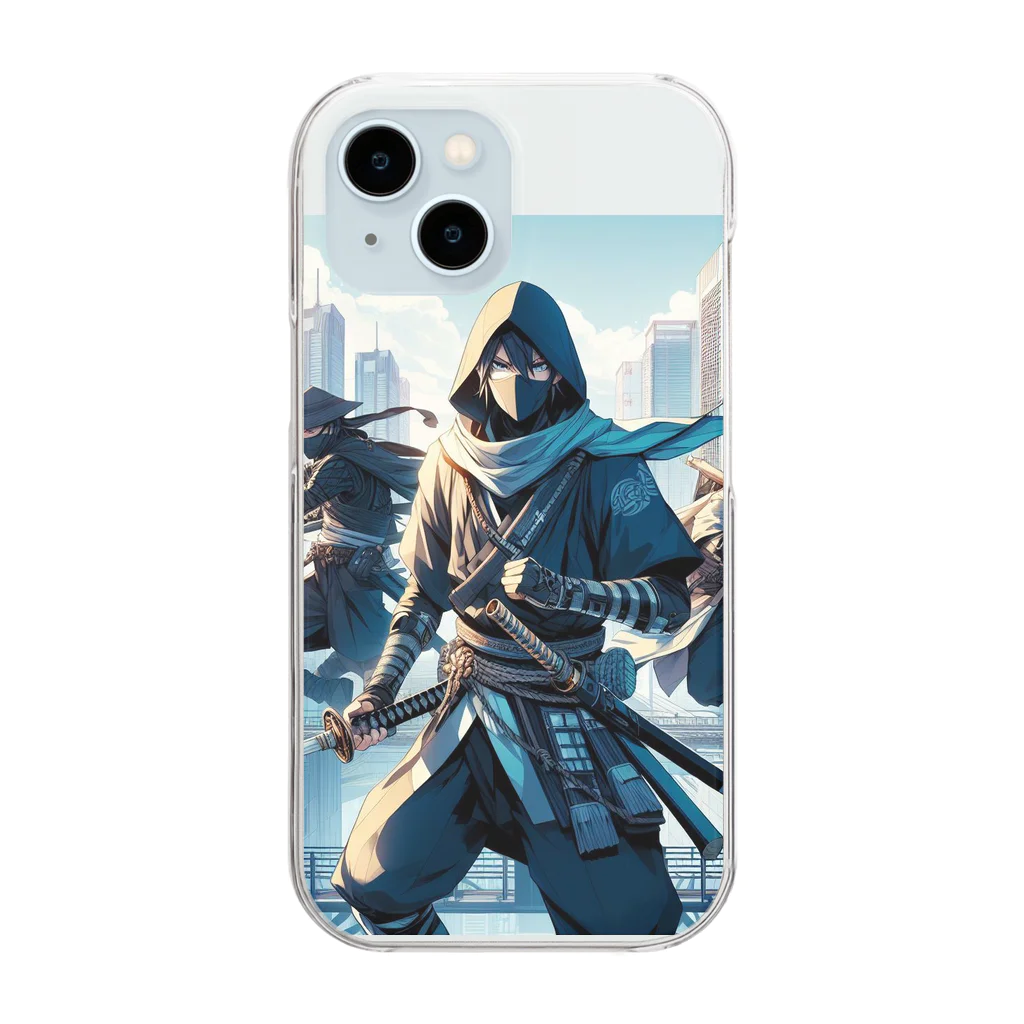 ketapapaのTOKYO NINJA Ⅱ Clear Smartphone Case