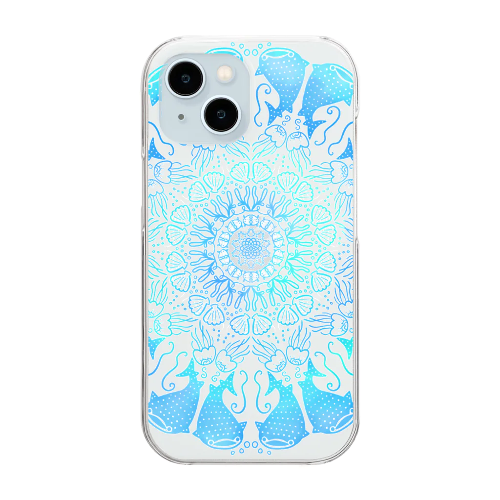 みよのジンベイ曼荼羅 Clear Smartphone Case