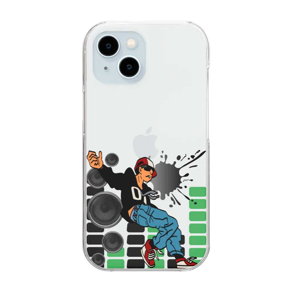 CHIBE86の「Street Dance Vibes」 Clear Smartphone Case