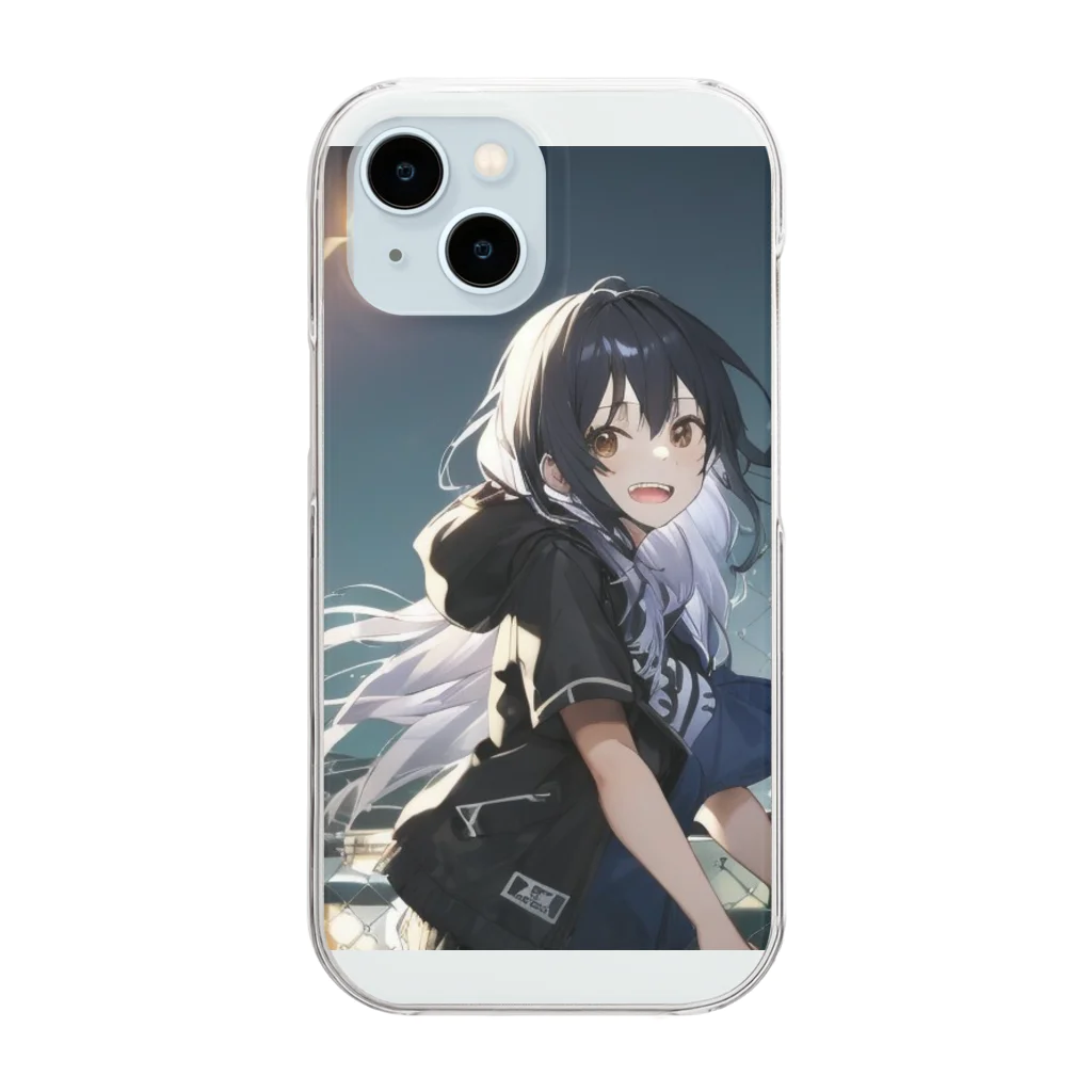 ニャムの元気😊 Clear Smartphone Case