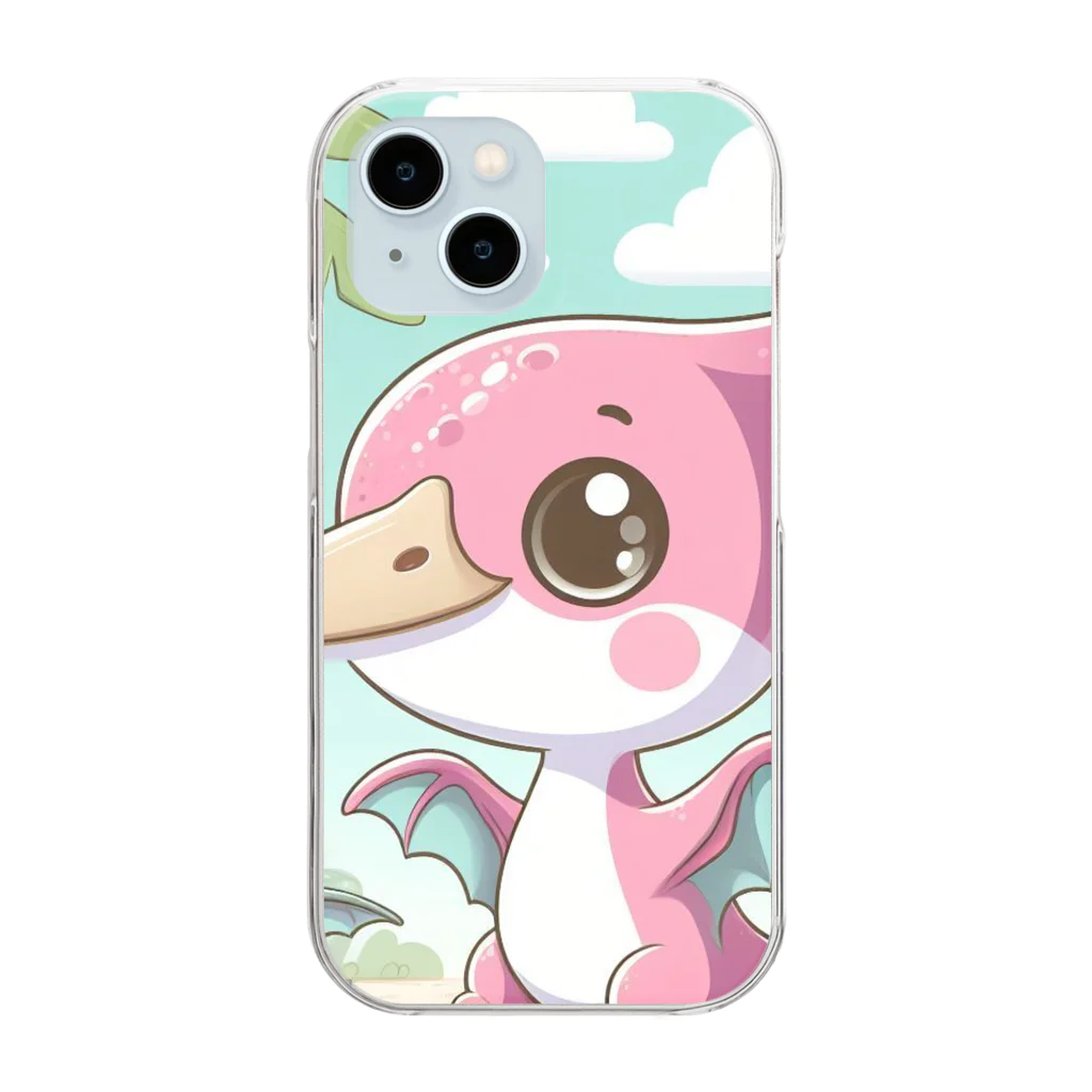 dinosaur_brothersのべびぃプテラ③ Clear Smartphone Case