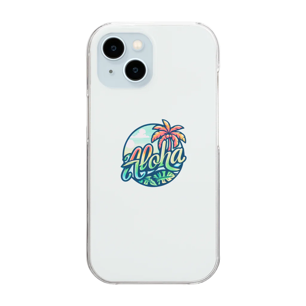 lblのAloha🌴 Clear Smartphone Case