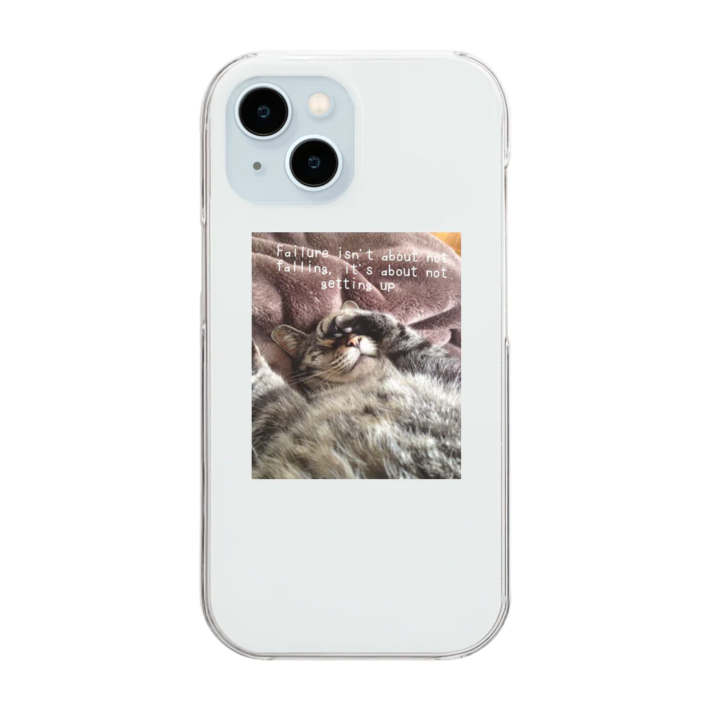 Mizuki・ASIA CATのtired Clear Smartphone Case