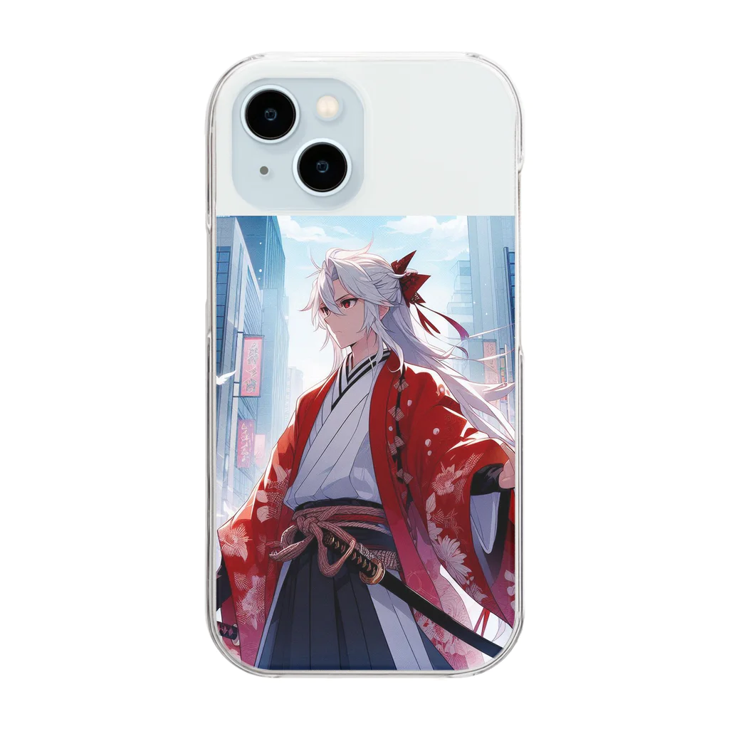 ketapapaのTOKYO SAMURAI Ⅳ Clear Smartphone Case