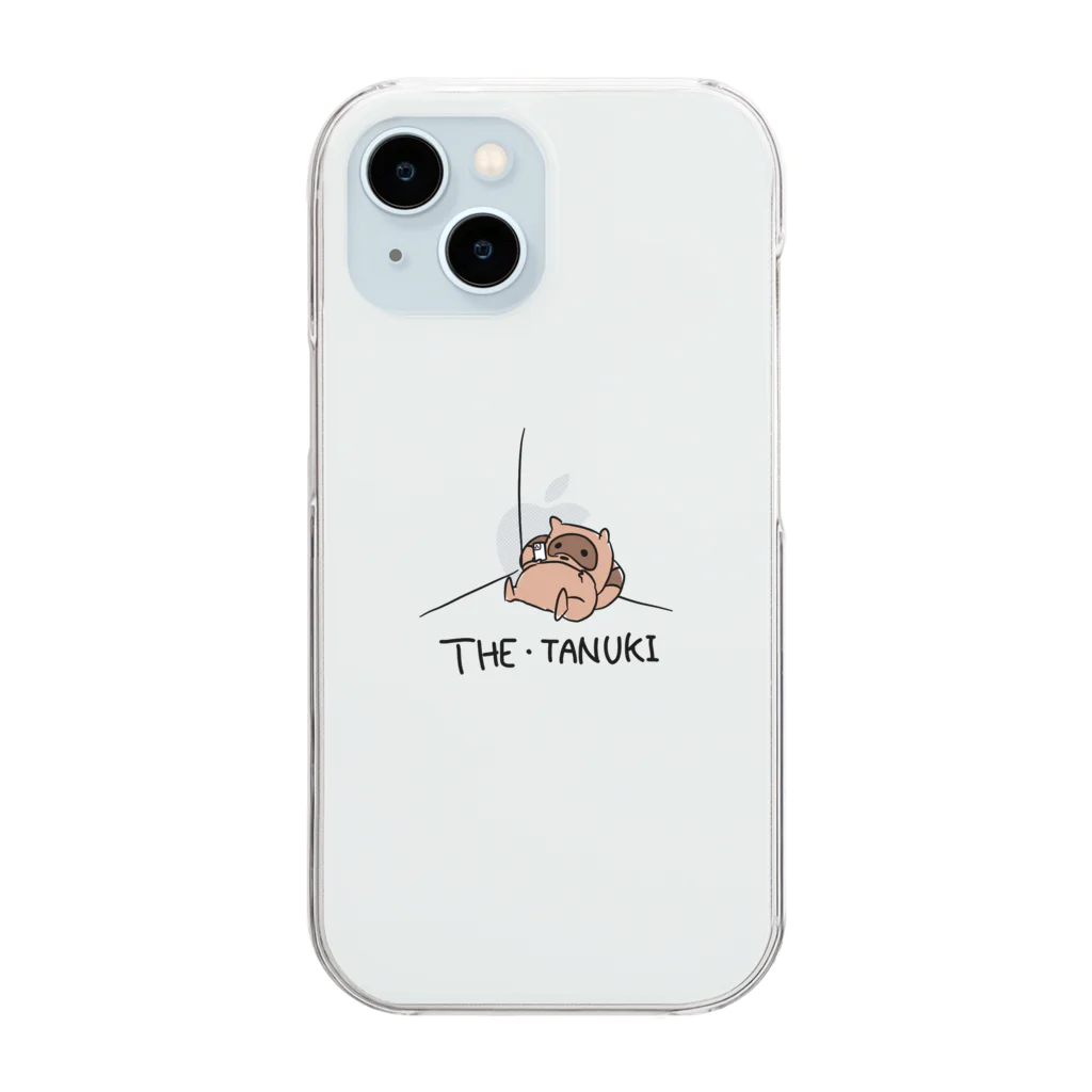 THE_のTHE TANUKI Clear Smartphone Case