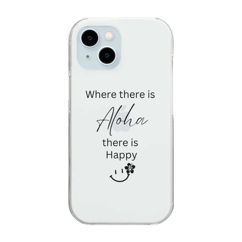 Aloha for AinaのAloha Smile Leia☆ Clear Smartphone Case